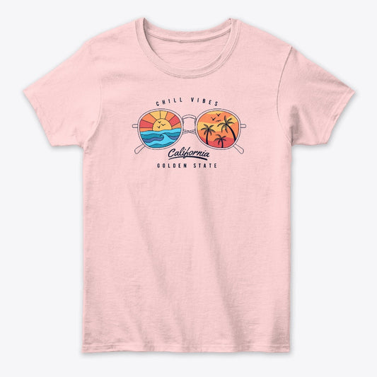 Women - Words T Shirt - California Summer