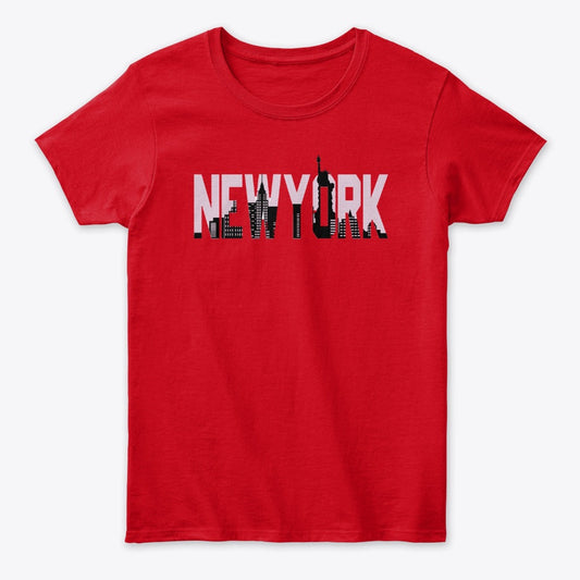 Women - Words T Shirt - New York