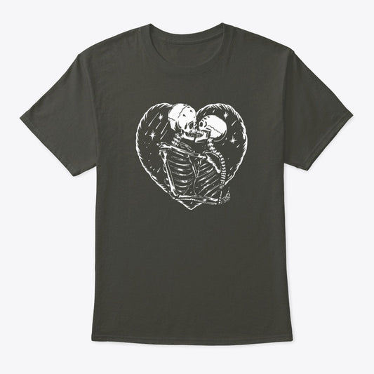 Men T Shirt Skeleton - Love - Milticolor