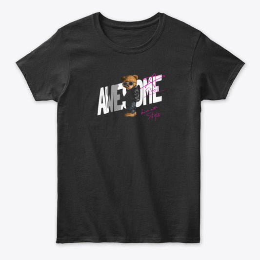 Women T- Shirt - Quote Awesome