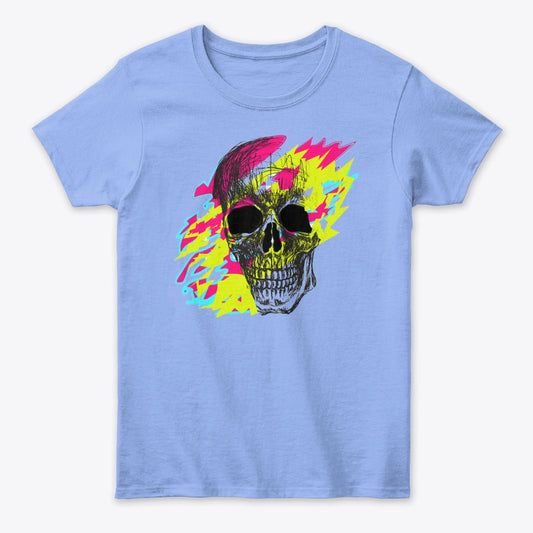 Women T Shirt Skeleton - Colors - Multicolor