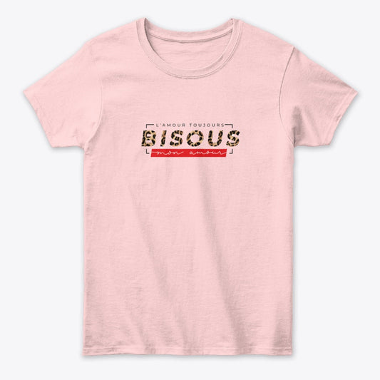Women T-Shirt - Quote Bisous
