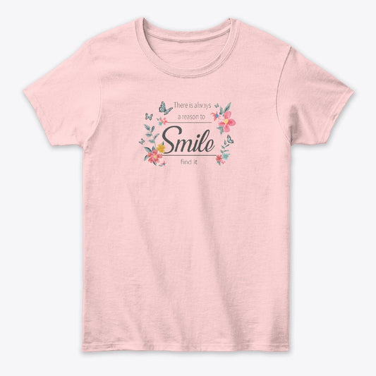 Women - Words T Shirt - Smile