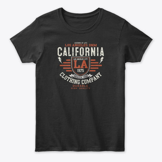 Women - Words T Shirt - California L.A.