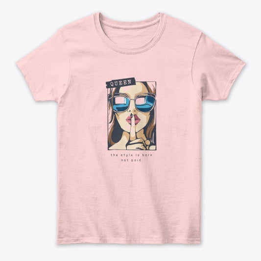 T Shirt Cute - The Style is Born  - Multicolor